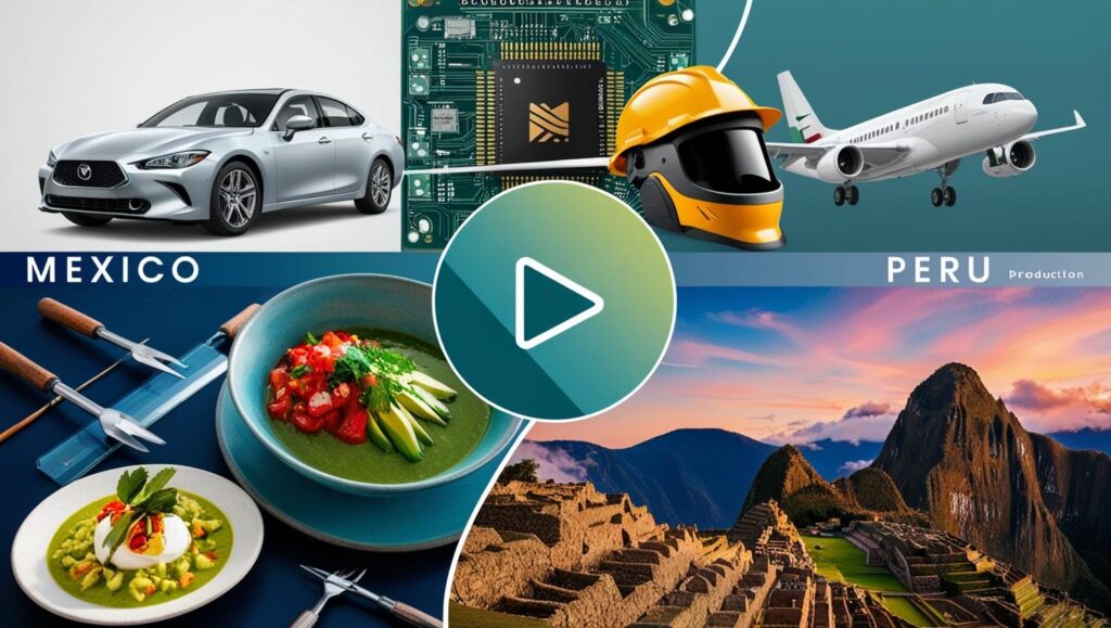 Tipos de Industrias en México y Perú: Impacto en la Producción Audiovisual 2 tipos peru mexico