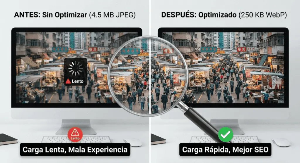 Cómo optimizar tus fotos para web y redes sociales