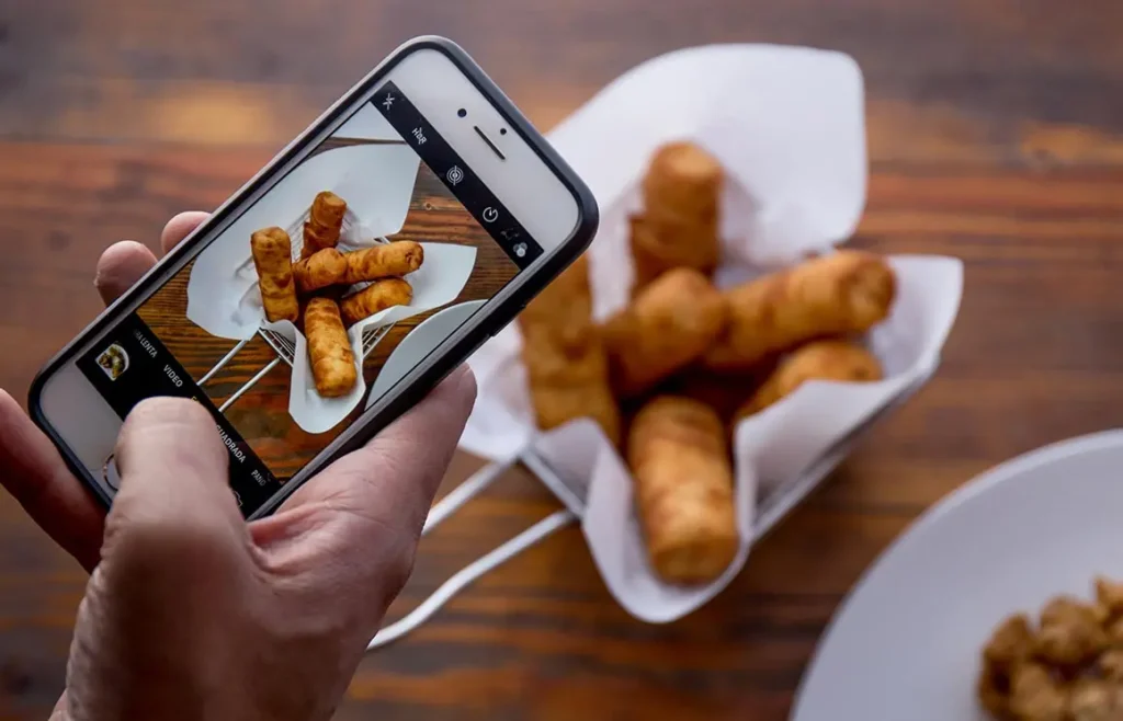 Tomar fotos de comida