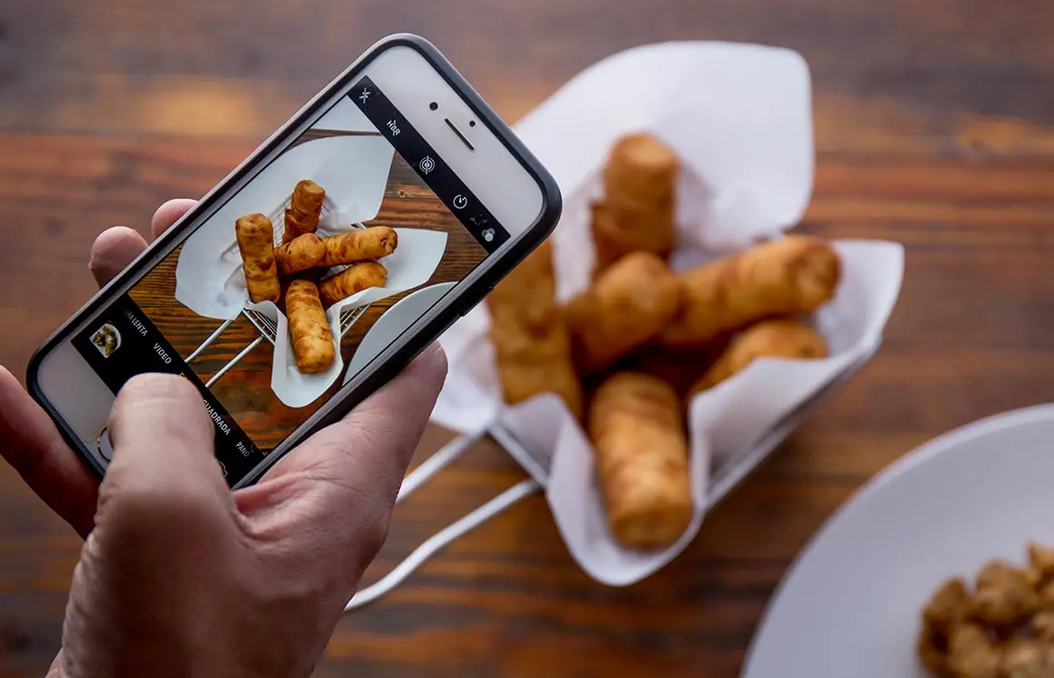 Tomar fotos de comida